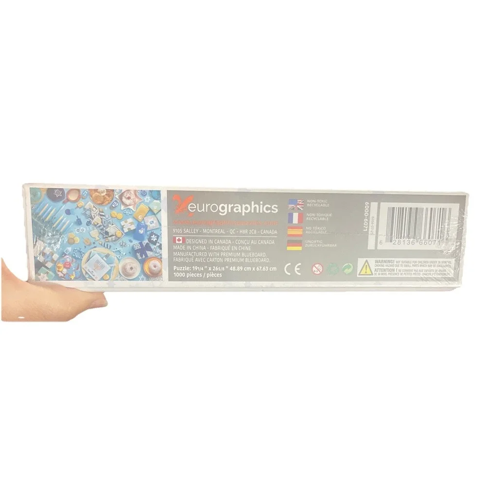New Unopened 1000 Piece‎ Eurographics Hanukkah Jigsaw Puzzle , Beautiful, Family